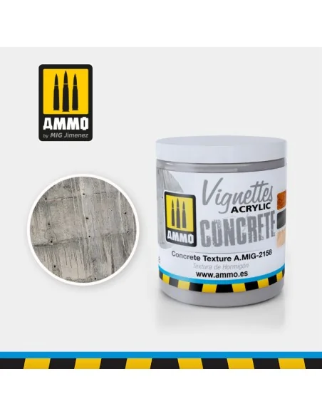 VIGNETTES Concrete Texture - AMMO by MIG Jimenez A.MIG-2158