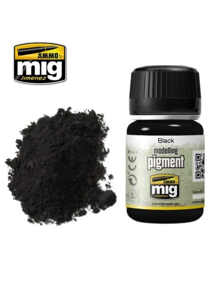 PIGMENT Black - AMMO by MIG Jimenez A.MIG-3001