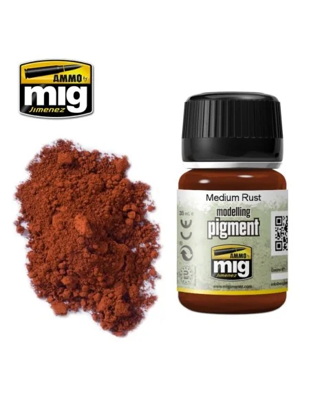 PIGMENT Medium Rust - AMMO by MIG Jimenez A.MIG-3005