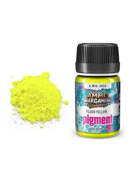 Pigment Fluor Yellow - AMMO by MIG Jimenez A.MIG-3032