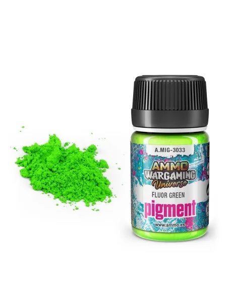 Pigment Fluor Green - AMMO by MIG Jimenez A.MIG-3033