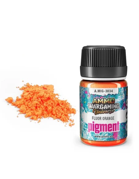 Pigment Fluor Orange - AMMO by MIG Jimenez A.MIG-3034