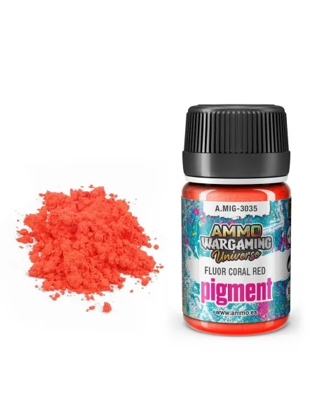 Pigment Fluor Coral Red - AMMO by MIG Jimenez A.MIG-3035