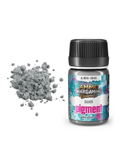 Pigment Silver - AMMO by MIG Jimenez A.MIG-3045