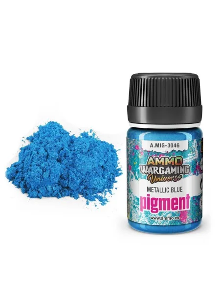 Pigment Metallic Blue - AMMO by MIG Jimenez A.MIG-3046