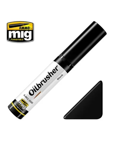OILBRUSHER Black - AMMO by MIG Jimenez A.MIG-3500