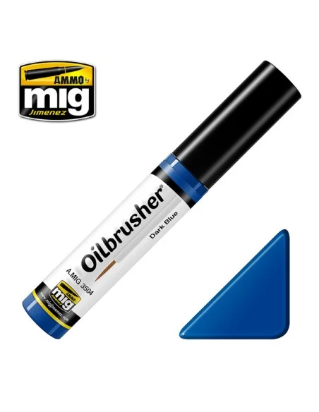 OILBRUSHER Dark Blue - AMMO by MIG Jimenez A.MIG-3504