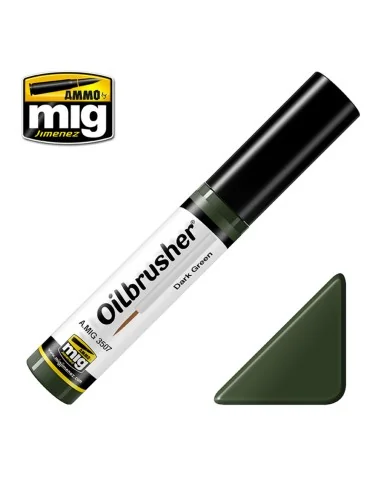 OILBRUSHER Dark Green - AMMO by MIG Jimenez A.MIG-3507