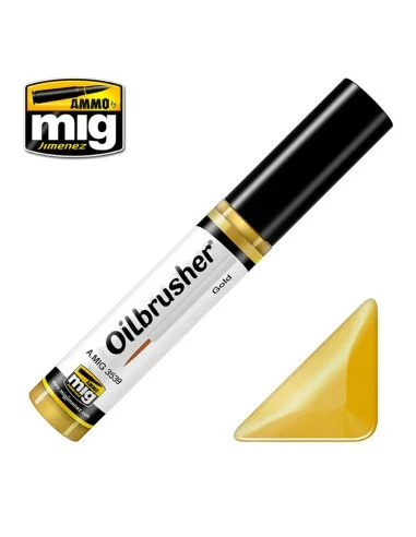[NO_DESC] OILBRUSHER Gold - AMMO by MIG Jimenez A.MIG-3539