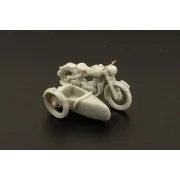 Jawa 250 Perak with sidecar year1946, 1/87 - Hauler HLR87159