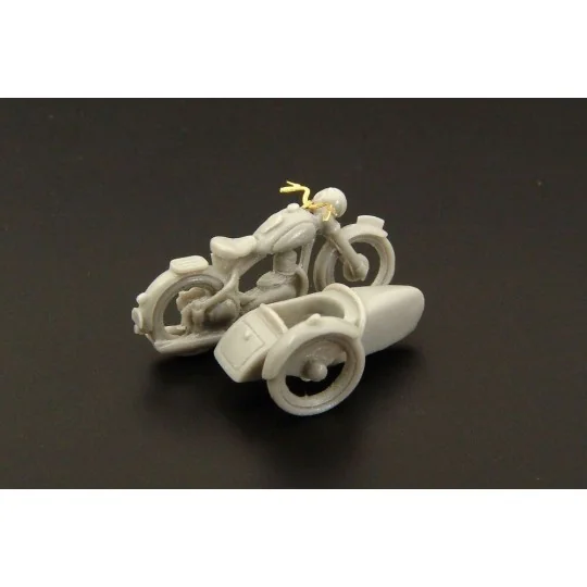 Jawa 250 Perak with sidecar year1946, 1/87 - Hauler HLR87159