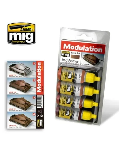Red Primer Modulation Set - AMMO by MIG Jimenez A.MIG-7002