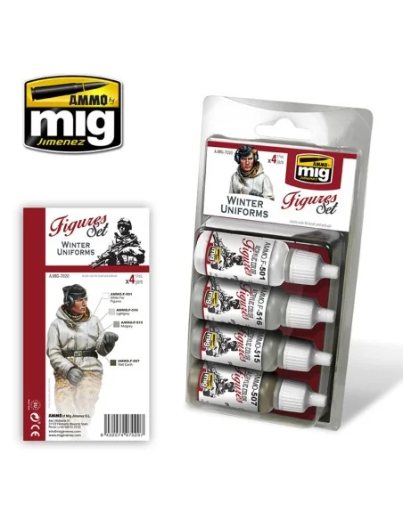 Winter Uniforms Figures Set - AMMO by MIG Jimenez A.MIG-7020