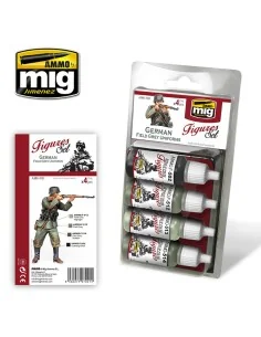 German Field Grey Uniforms Figures Set - AMMO by MIG Jimenez A.MIG-...