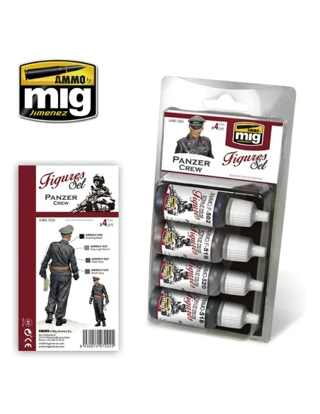 Panzer Crew Figures Set - AMMO by MIG Jimenez A.MIG-7024