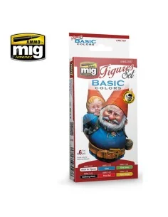 Basic Colors Figures Set - AMMO by MIG Jimenez A.MIG-7027