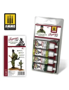 US Vietnam Uniform Figures Set - AMMO by MIG Jimenez A.MIG-7034