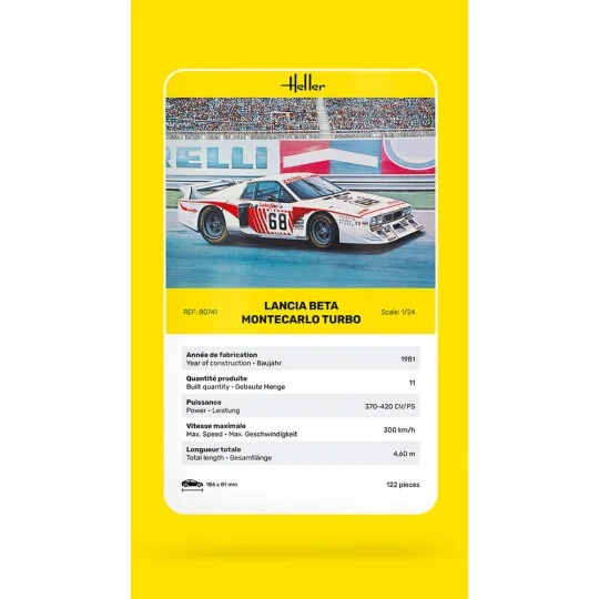 Lancia Beta Montecarlo Turbo, 1/24 - Heller 80741