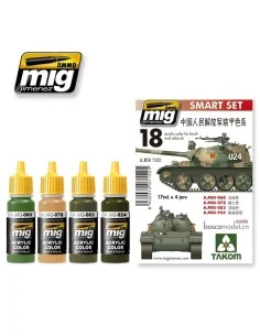 PLA (Chinese People's Liberation Army) Colors - AMMO by MIG Jimenez...