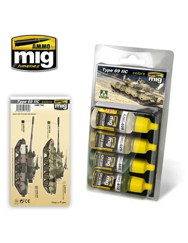 Type 69 IIC Colors - AMMO by MIG Jimenez A.MIG-7164