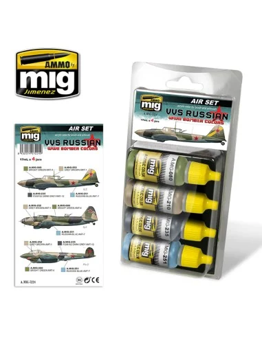 VVS Russian WWII Bomber Colors - AMMO by MIG Jimenez A.MIG-7224