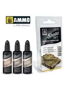 SHADER Set German Camouflage - AMMO by MIG Jimenez A.MIG-7323