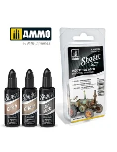 SHADER Set Industrial Aged - AMMO by MIG Jimenez A.MIG-7326
