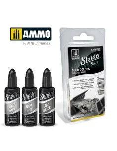 SHADER Set Cold Colors - AMMO by MIG Jimenez A.MIG-7327