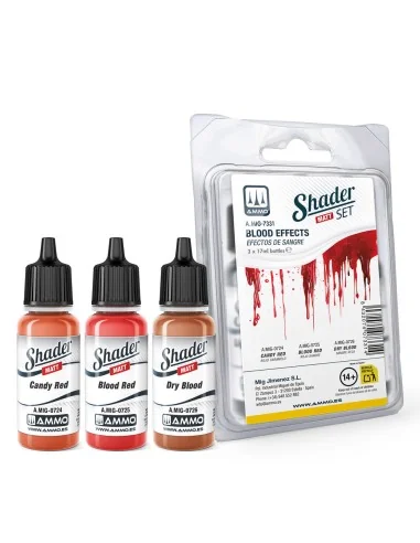 Matt SHADER Set Blood Effects - AMMO by MIG Jimenez A.MIG-7331