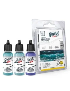 Matt SHADER Set Ocean Tones - AMMO by MIG Jimenez A.MIG-7333