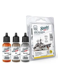 Matt SHADER Set Naval Weathering - AMMO by MIG Jimenez A.MIG-7338