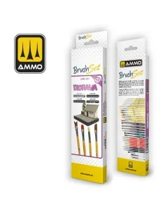 Dioramas Brushes Set - AMMO by MIG Jimenez A.MIG-7613