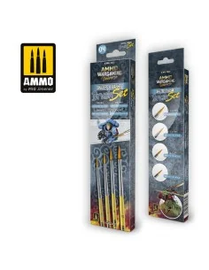 AMMO WARGAMING UNIVERSE - Shaders & Washes Brush Set - AMMO by MIG ...