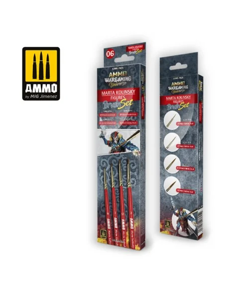AMMO WARGAMING UNIVERSE - Marta Kolinsky Figures Brush Set - AMMO b...
