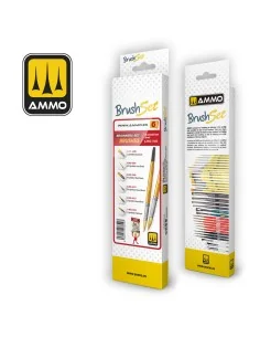 Beginners Set - Brushes - AMMO by MIG Jimenez A.MIG-7822