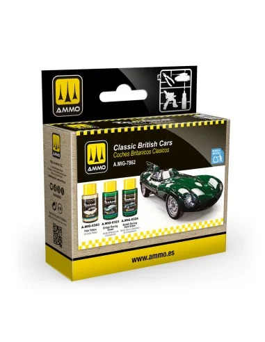Cobra Motor Classic British Cars Set - AMMO by MIG Jimenez A.MIG-7862
