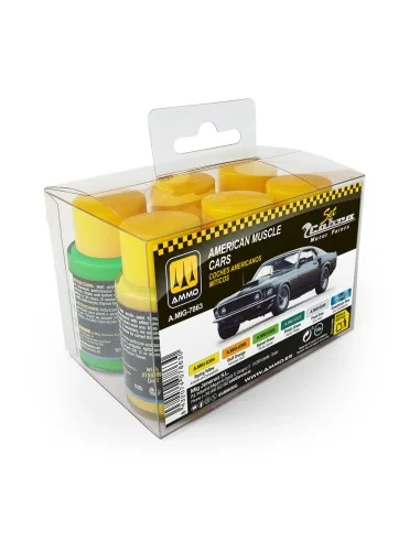 Cobra Motor American Muscle Cars Set - AMMO by MIG Jimenez A.MIG-7863