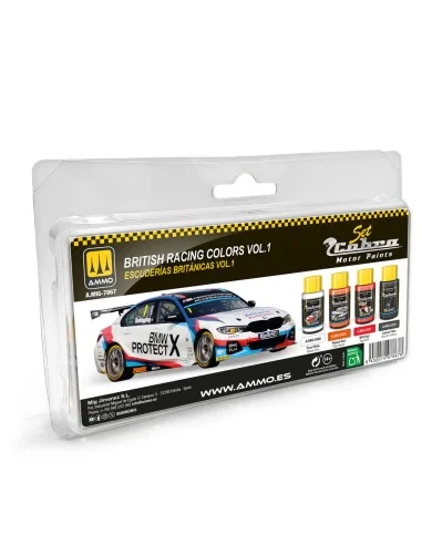Cobra Motor British Racing Colors Vol.1 Set - AMMO by MIG Jimenez A...