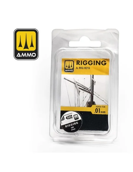 Rigging - Super Fine 0, 01mm - AMMO by MIG Jimenez A.MIG-8016