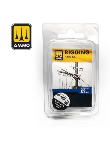 Rigging - Medium Fine 0, 02mm - AMMO by MIG Jimenez A.MIG-8017
