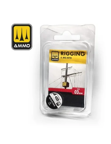 Rigging - Fine 0, 03mm - AMMO by MIG Jimenez A.MIG-8018