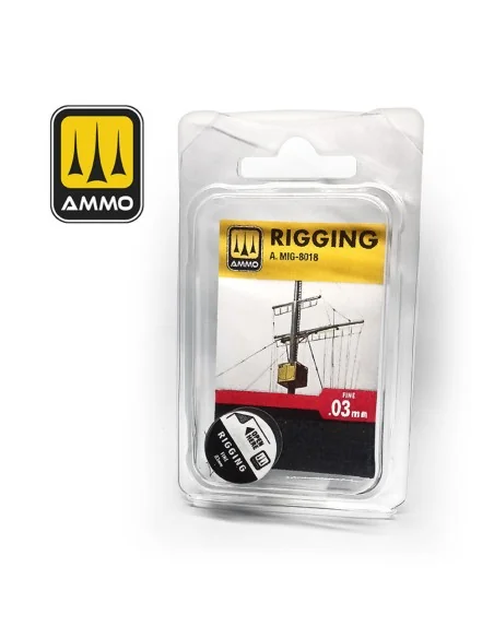 [NO_DESC] Rigging - Fine 0, 03mm - AMMO by MIG Jimenez A.MIG-8018