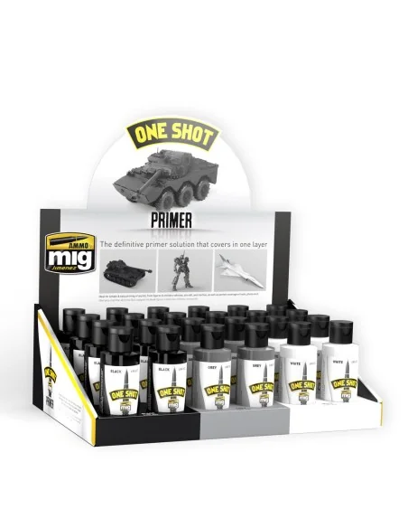 Display: One Shot Primer Basic - AMMO by MIG Jimenez A.MIG-8155