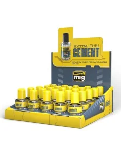 Display: Extra Thin Cement - AMMO by MIG Jimenez A.MIG-8156