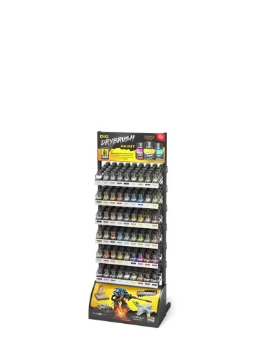 Rack: Dio Drybrush Paints - AMMO by MIG Jimenez A.MIG-8179