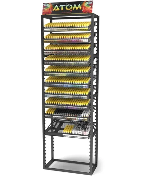 Full ATOM Rack (180 ATOM Colors 20mL x 6 pcs. each) - AMMO by MIG J...