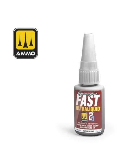 Cyanoacrylate Fast Ultraliquid (21gr) - AMMO by MIG Jimenez A.MIG-8231
