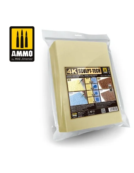 4K Sculp-Tech (20cm x 30cm x 4cm) - 1 pc. - AMMO by MIG Jimenez A.M...