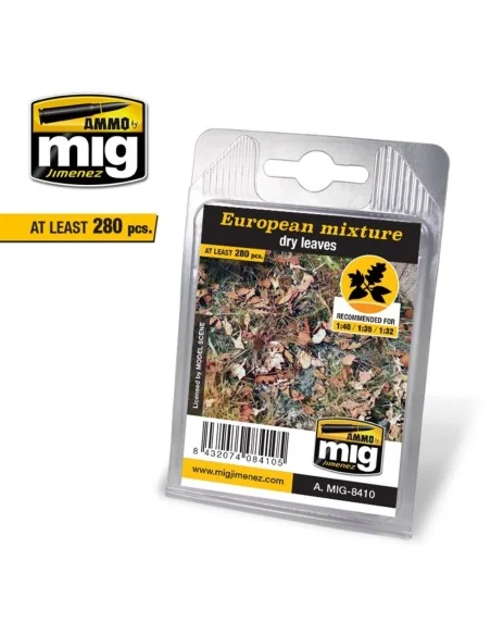 European Mixture - Dry Leaves - AMMO by MIG Jimenez A.MIG-8410