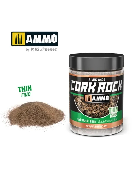 CREATE CORK Cork Rock Thin (Jar 100mL) - AMMO by MIG Jimenez A.MIG-...
